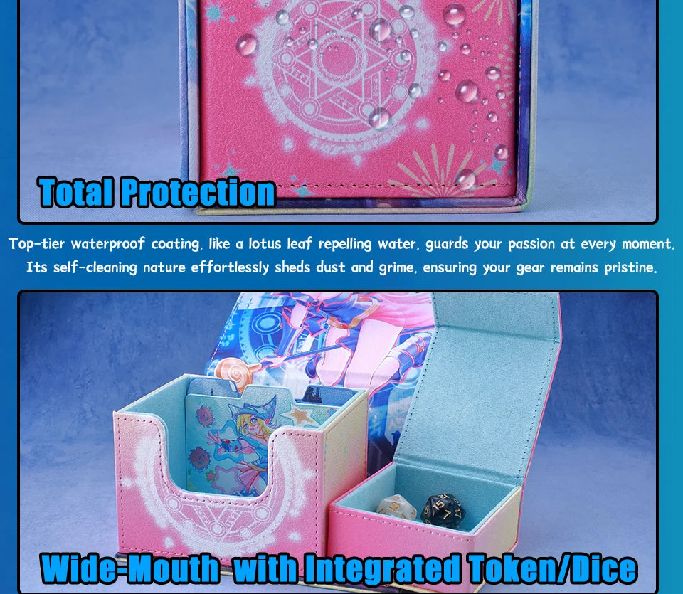 Gacha Dark Magician Girl Deck Box Dicewinder for YGO TCG Card Storage