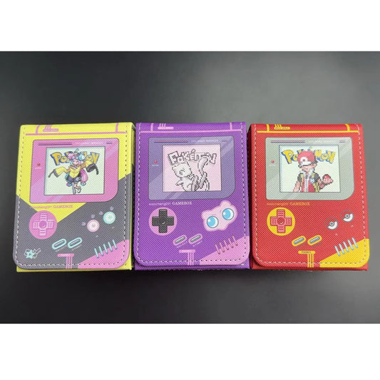 Diy Ptcg Trainer Ash Ketchum Iono Pixel Card Storage Box Anime Gift