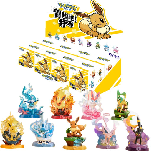 Eevee Evolution Blind Box Set – Pokémon Adventure Figures (9-Pack)