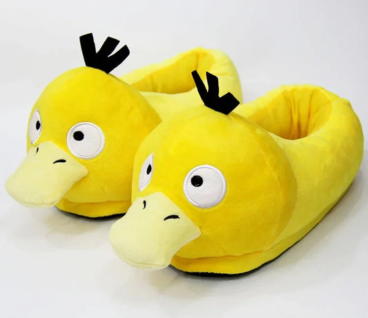 Pokemon Snorlax Plush Slippers Winter Warm Cotton Shoes Couple Gift