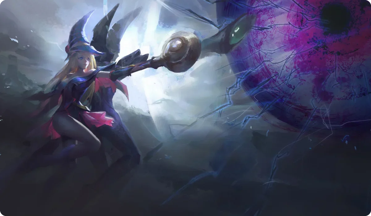 YuGiOh Dark Magician Girl TCG Playmat Gaming Mouse Pad Rubber Mat