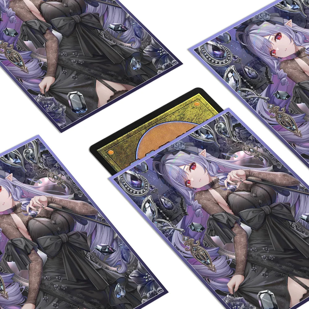 60pcs Anime Card Sleeves Vivian Standard Size 67x92mm Trading Cards