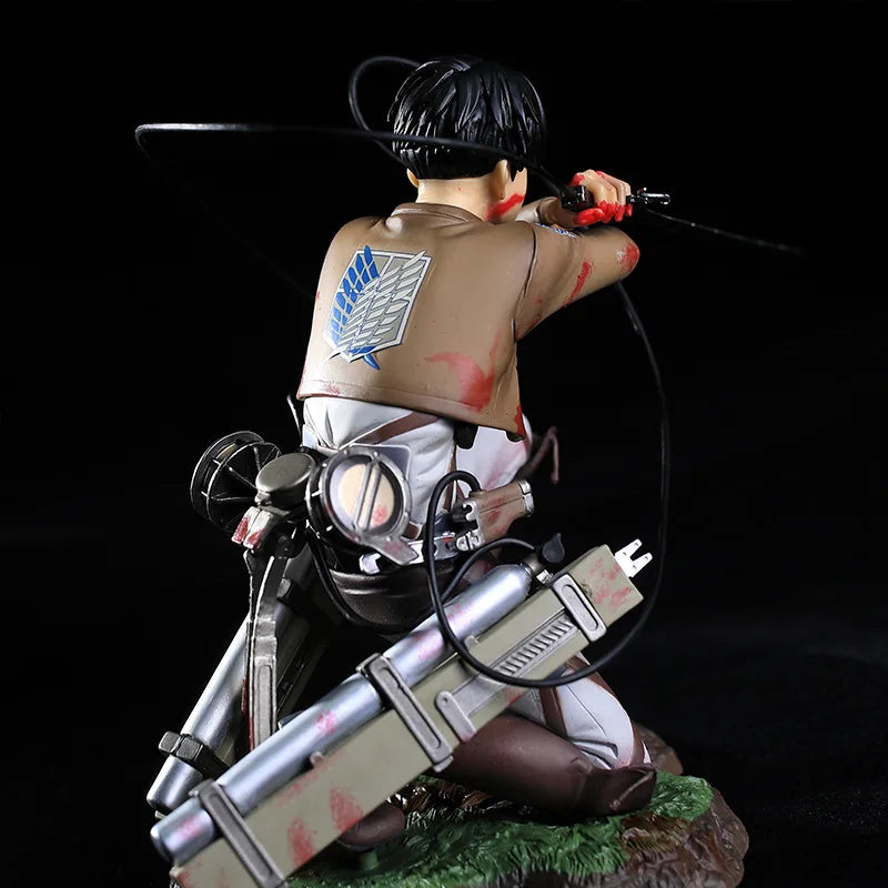 Anime Attack on Titan Levi Ackerman PVC Action Figure Model Toy