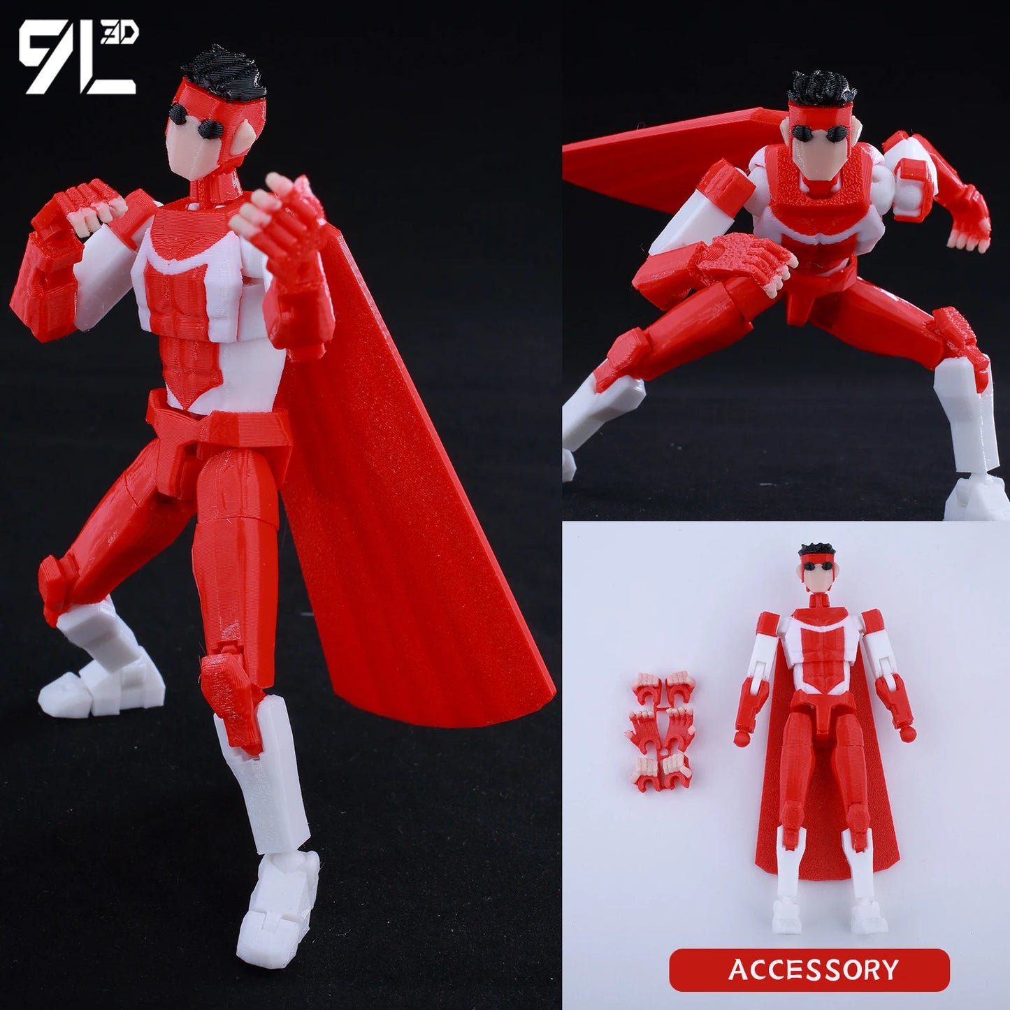9L3D “Lucky Dummy 13” Invincible Figure – 5.5-Inch Invincible Series Action Model
