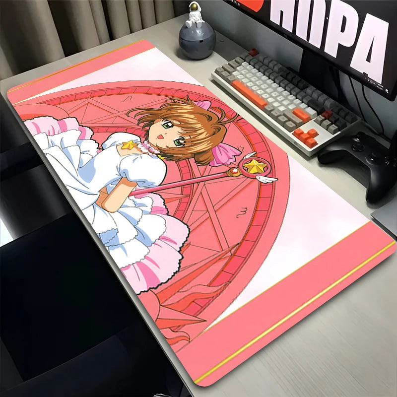 **** Anime Extended Mouse Pad Laptop Gaming Accessories C-card Captor Sakura