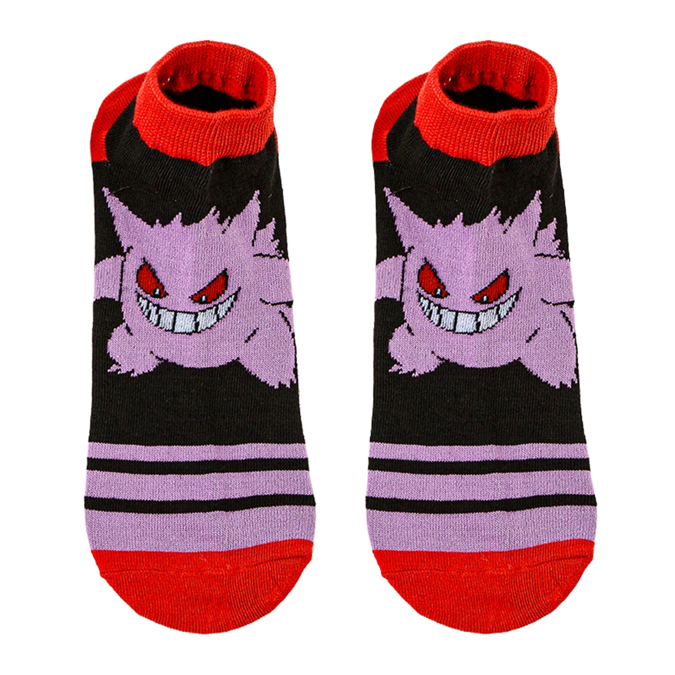 5Pairs BANDAI Pokemon Anime Socks Hip Hop Street Fashion Casual Socks