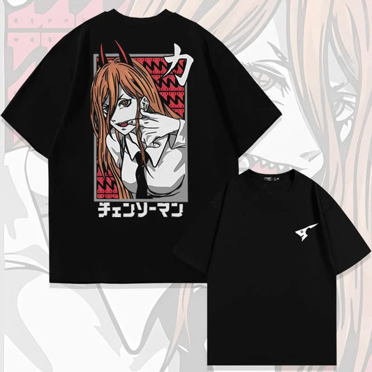 Chainsaw Man Power T-Shirt – Back Graphic Devil Girl Tee (2025 Edition)