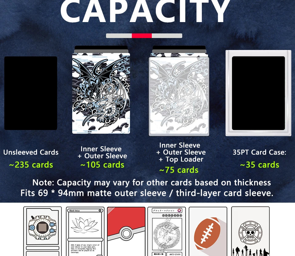 Gacha Dark Magician Girl Deck Box Dicewinder for YGO TCG Card Storage