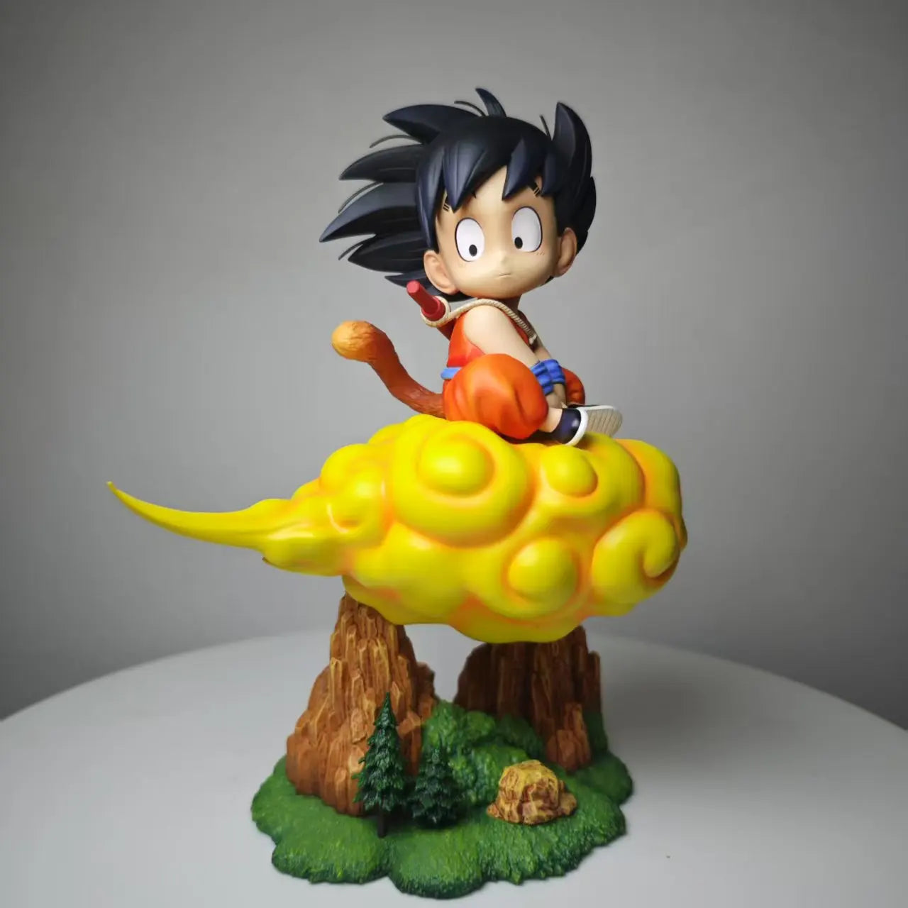 **** In Stock 20cm Dragon Ball Goku PVC Action Figure Sitting on Cloud