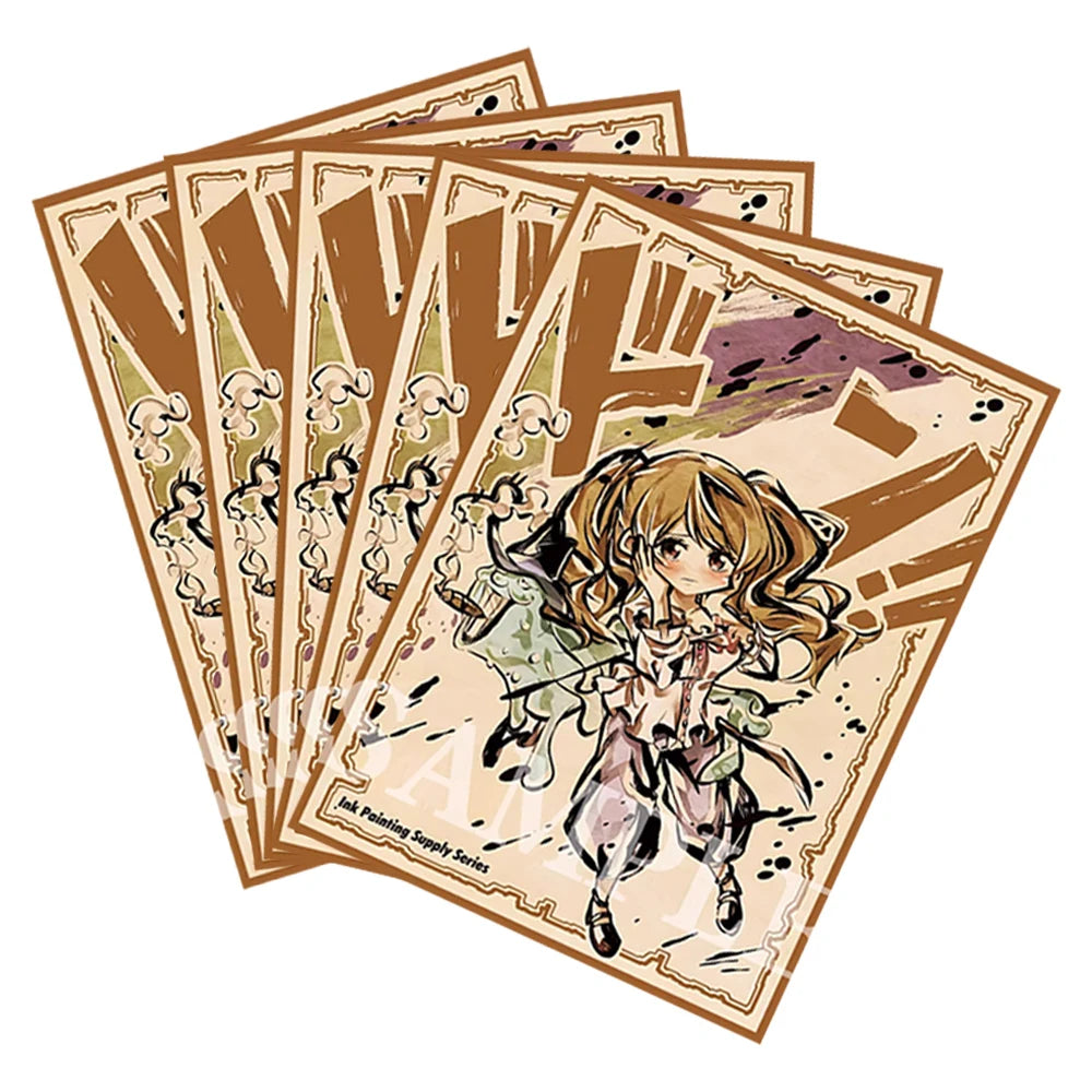 60PCS One Piece Anime Card Sleeves Ace Sanji Nami Chopper Protectors