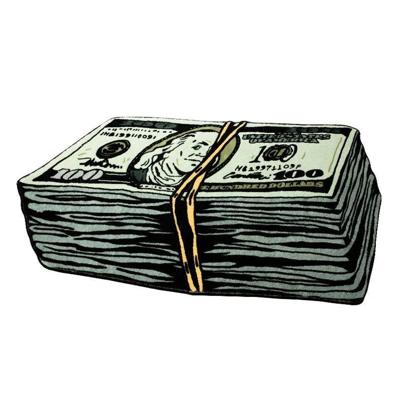 **** Money Creative Carpet Soft Bedroom Living Room Bathroom Rug Mat