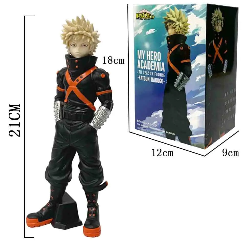 **** 10cm Q Version My Hero Academia Figures Midoriya Bakugou Ochaco Kids Gift