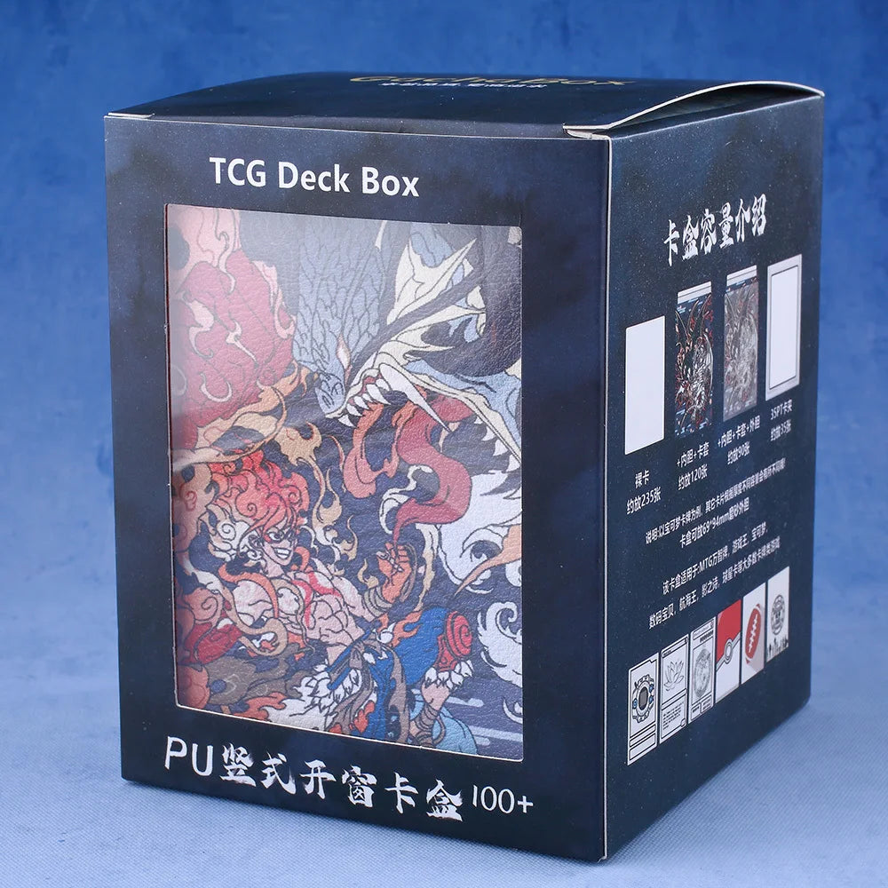**** Gacha Deck Box for PTCG Cards Trading Card Storage with Display Window
