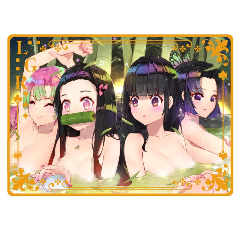 Goddess Story Metal Card Anime Swimwear Girl Collection