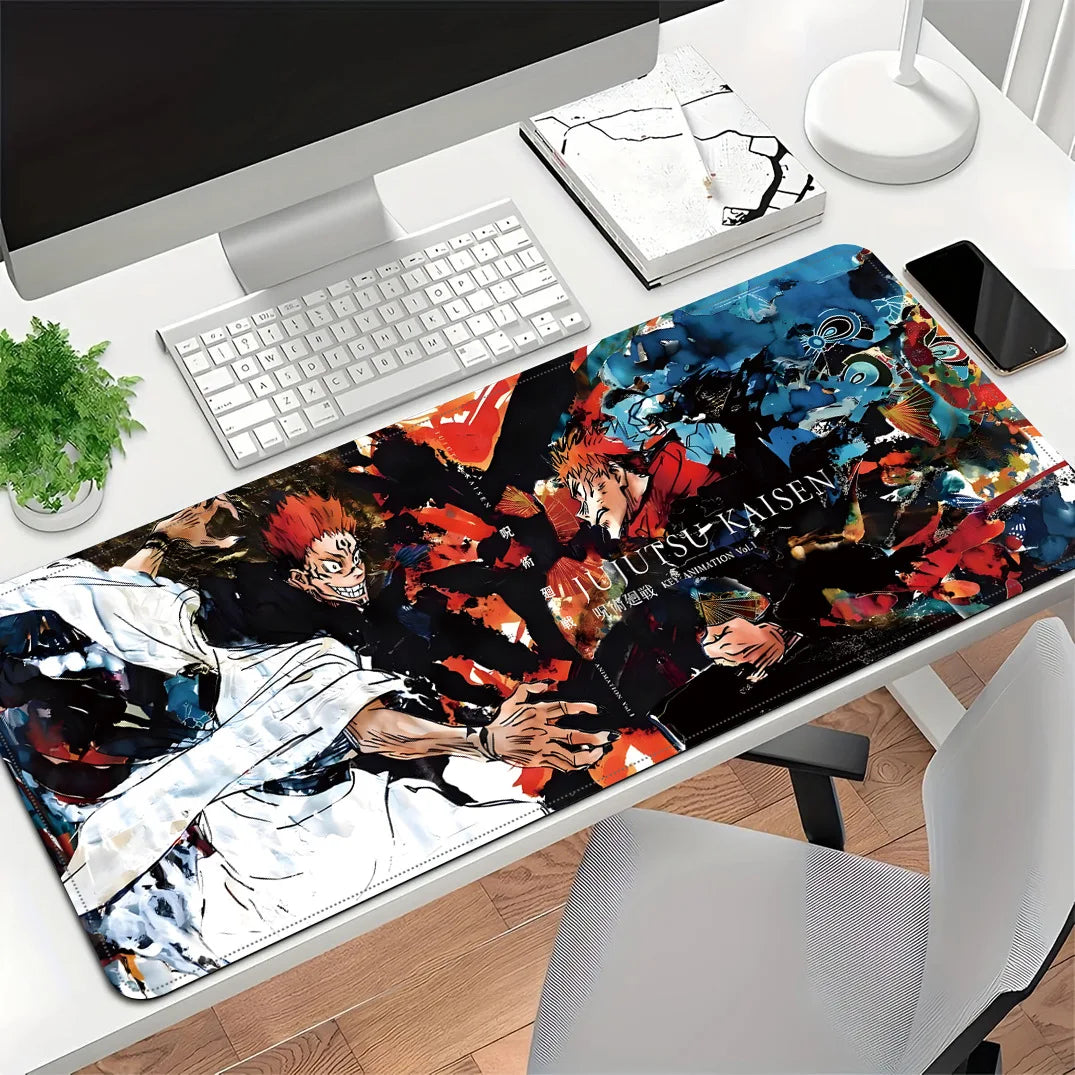 Jujutsu Kaisen Large Mouse Pad Non Slip Gaming Desk Mat Anime Design
