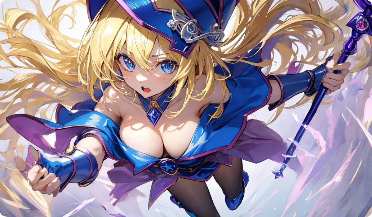 YuGiOh Dark Magician Girl TCG Playmat Gaming Mat Mouse Pad Rubber