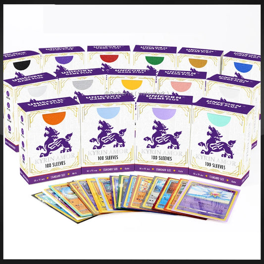 RyshePro Premium Card Sleeves (100pcs) 66x91mm Standard Size TCG MTG Pokemon
