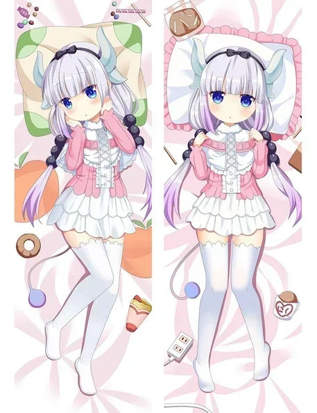 WAIFU Anime Kobayashi-san Chi No Maid Dragon Dakimakura Pillow Case