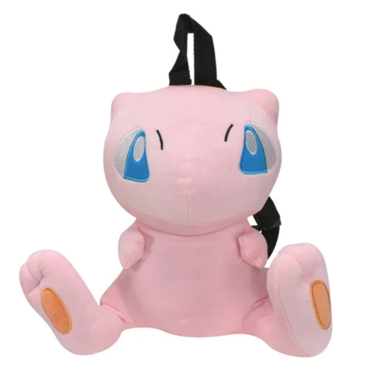 Mew Plush Backpack – 13.7" Pokemon Pink Doll Bag for Kids, Fans & Cosplay