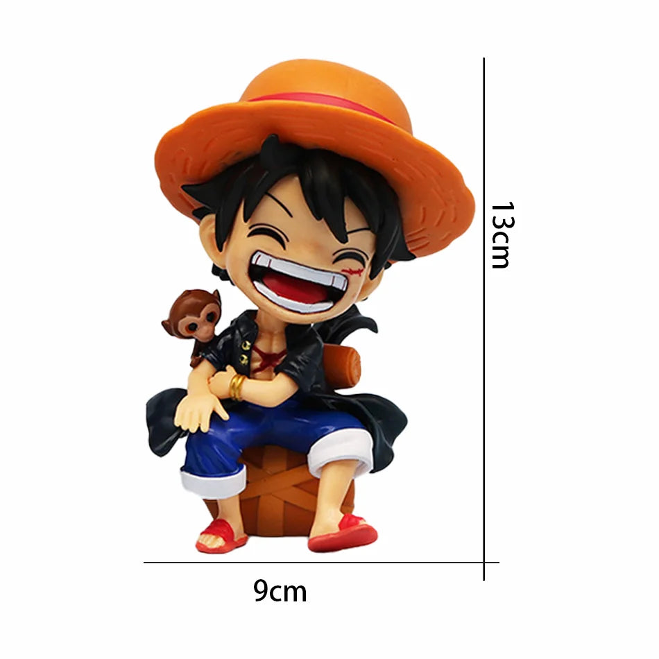 Luffy One Piece Figure 5" Anime PVC Action Statue Toy