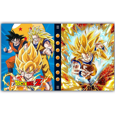 Dragon Ball Z Card Album – 240 Pcs Card Holder Binder | Goku & Vegeta Edition