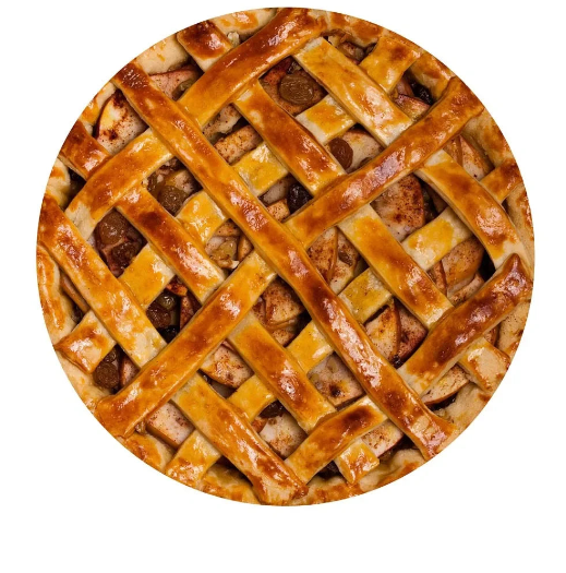 Cozy Crust Pie Blanket –Cozy Flannel Dessert Throw