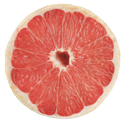Zesty Grapefruit Blanket – Realistic Round Flannel Throw for Sweet Comfort