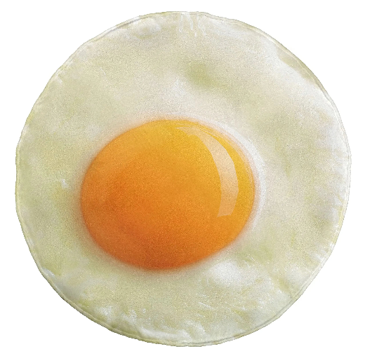 Sunny Side Up Egg Blanket – Cozy Round Flannel Throw with Fried Egg Design