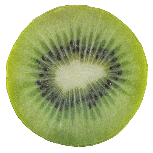 Fresh Kiwi Slice Blanket – Soft Round Flannel Throw