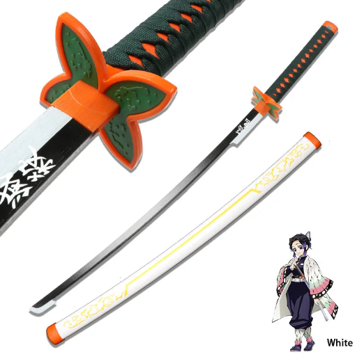 40.9-Inch Shinobu Kocho Bamboo Katana – Demon Slayer Cosplay Sword Prop