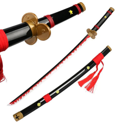 Roronoa Zoro 28-Inch Yama Enma Black PU Foam Cosplay Katana
