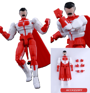 9L3D “Lucky Dummy 13” Omni-Man Figure – 5.5-Inch Action Model