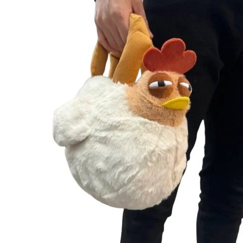 Funny Hen Plush Handbag