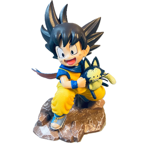 Childhood Goku & Puar Figure – Dragon Ball PVC Collectible Statue