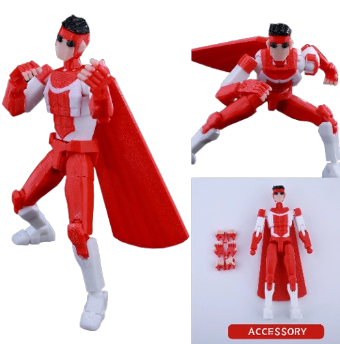 9L3D “Lucky Dummy 13” Invincible Figure – 5.5-Inch Invincible Series Action Model