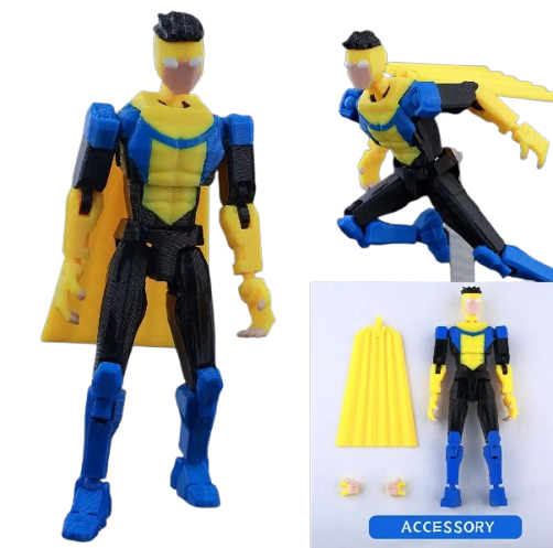 9L3D “Lucky Dummy 13” Invincible Classic Suit Figure – 5.5-Inch Invincible Series Action Model