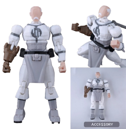 9L3D “Lucky Dummy 13” Battle Beast Figure – 5.5-Inch (14cm) Invincible Action Model
