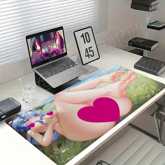 NSFW Anime Girl XXL Gaming Mouse Pad Sexy Hentai Desk Mat Rubber Non-Slip Base Playmat
