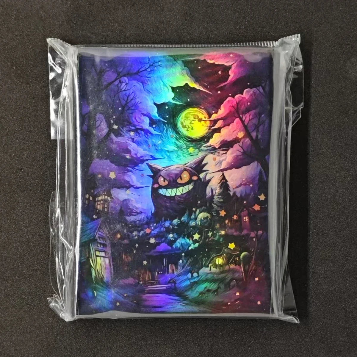 Haunted Night Gengar Holo Card Sleeves 64ct Standard Size MTG Pokemon