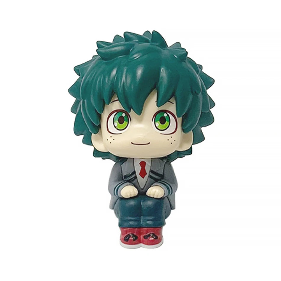 **** 10cm Q Version My Hero Academia Figures Midoriya Bakugou Ochaco Kids Gift