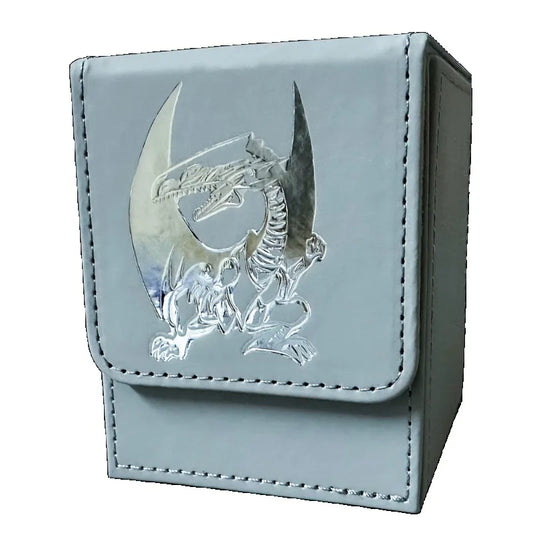 Blue-Eyes White Dragon Leather Deck Box Yugioh Premium Storage Case