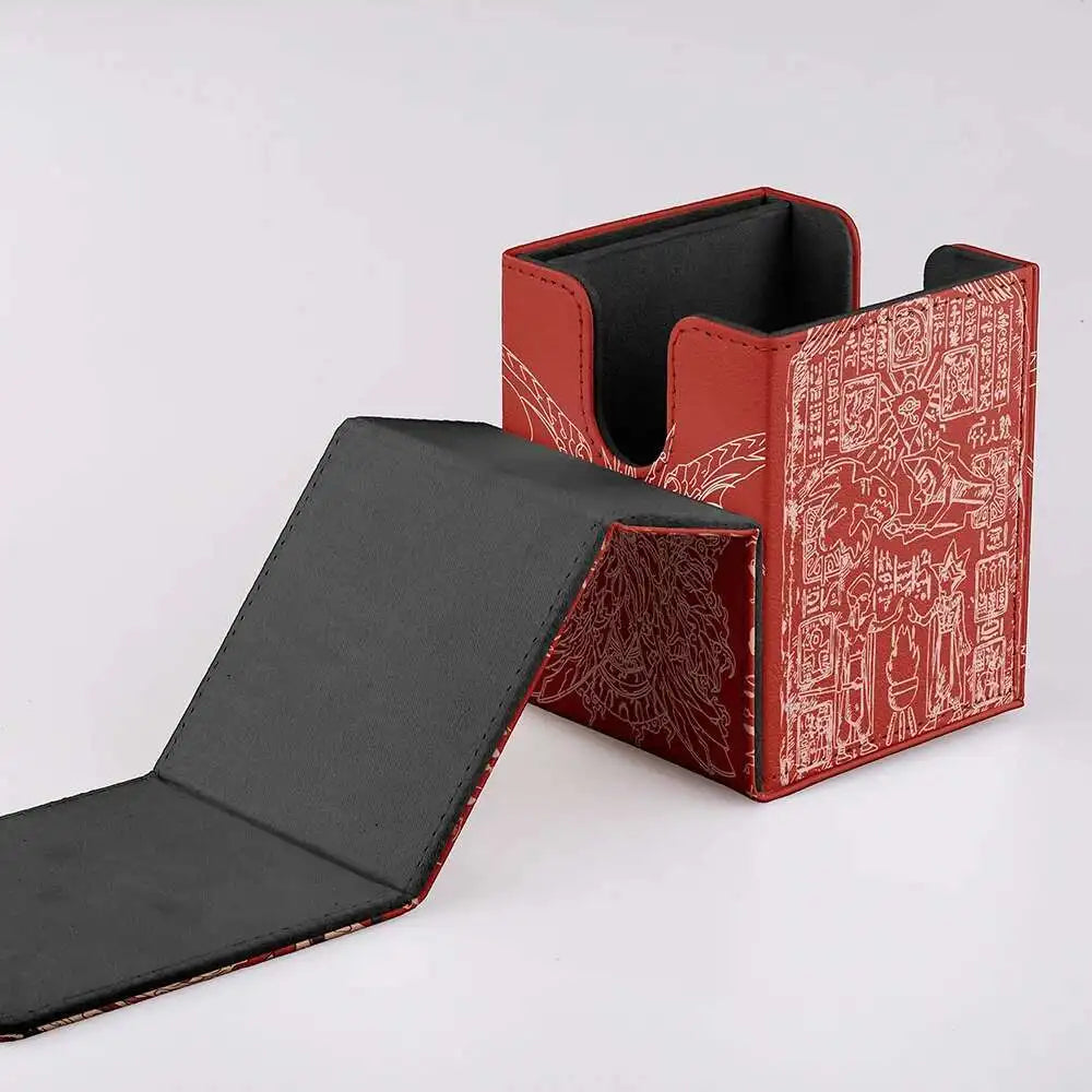 **** TCG 100+ Card Capacity Deck Box Dragon Design Durable Storage for YGO Magic