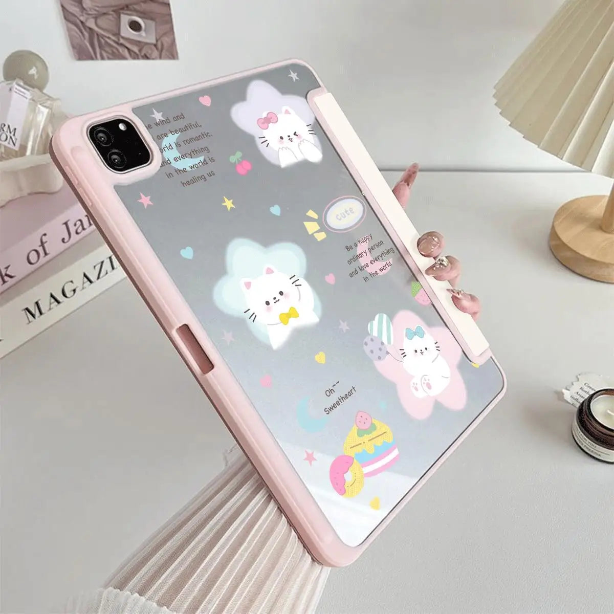 Musical Cat Smart Case for iPad 10.2 11 12.9 Air Pro 6th 5th 2025