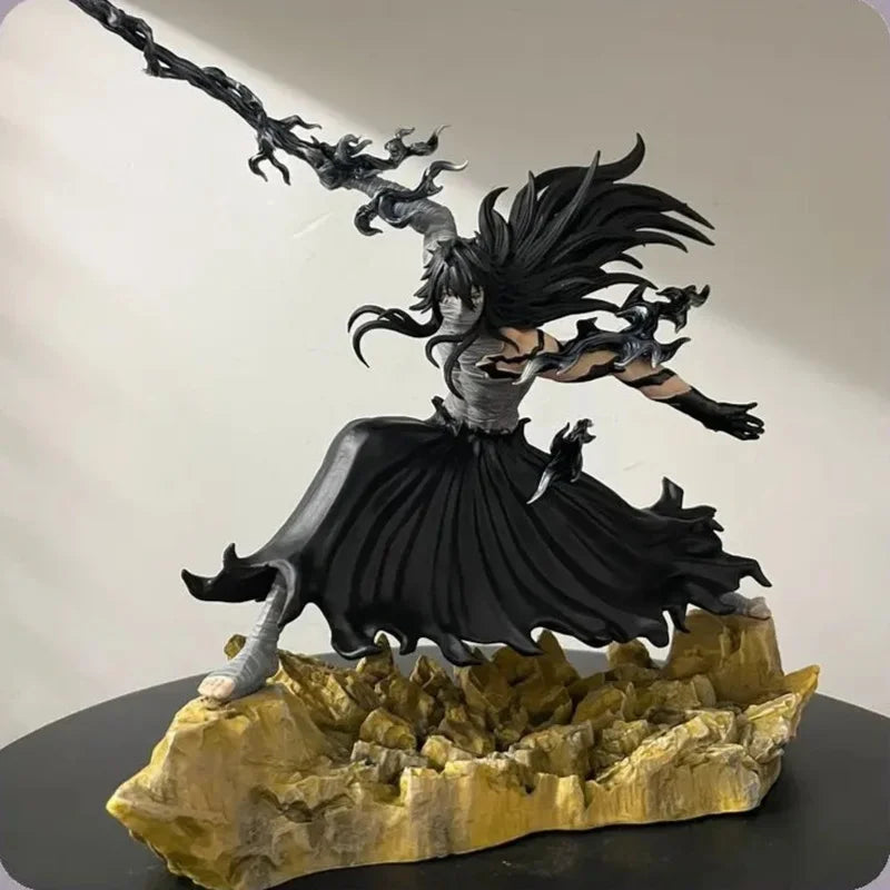 **** Bleach Ichigo Hollowfied Action Figure 23cm Getsuga Tensho Collectible Toy