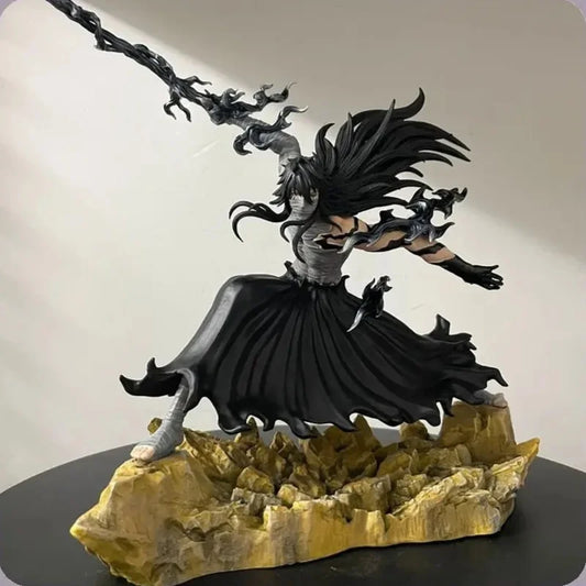 **** Bleach Ichigo Hollowfied Action Figure 23cm Getsuga Tensho Collectible Toy