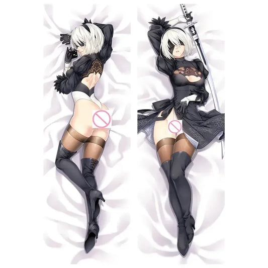WAIFU Anime NieR:Automata Decorative Pillow Case YoRHa Type A 2B 9S Cover