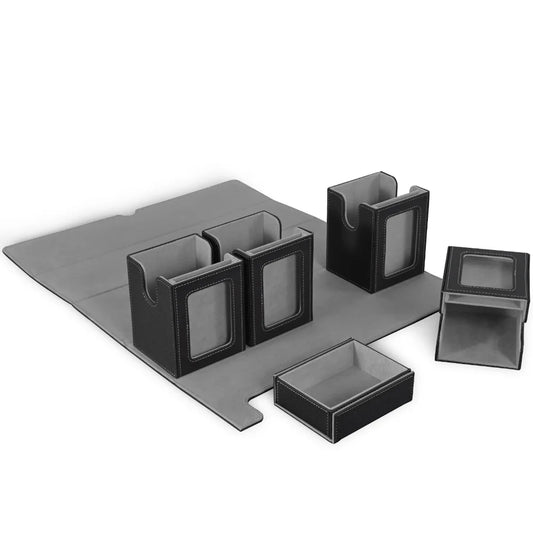 MTG Commander Card Deck Box – 5-in-1 Storage with Dice Tray