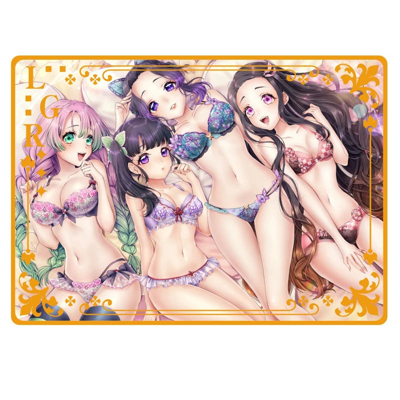 Goddess Story Metal Card Anime Swimwear Girl Collection