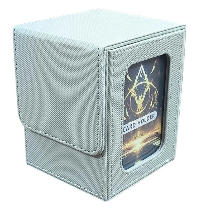Color Display TCG Deck Box – 100+ Card Holder with Window