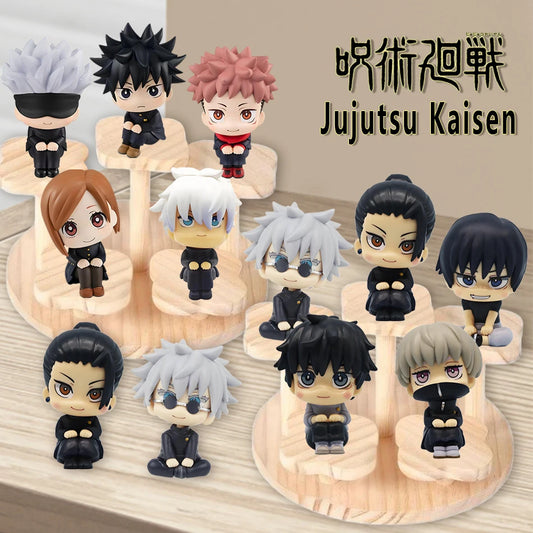 5Pcs Jujutsu Kaisen Yuji Itadori Gojo Satoru Q Ver. PVC Action Figures Set